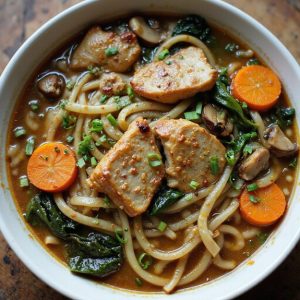 savory noodle and soup