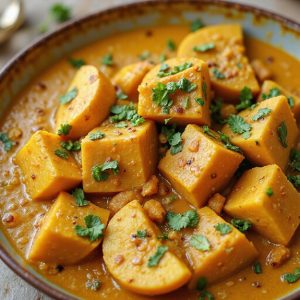 savory pumpkin apple curry