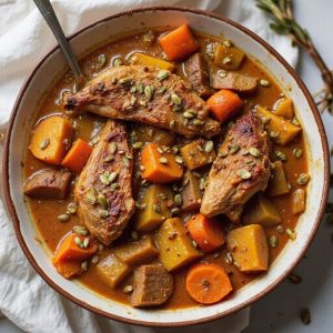 savory rabbit stew recipe