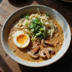 savory rich flavorful noodles