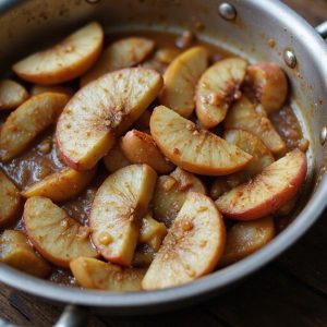 savory sweet apple dish