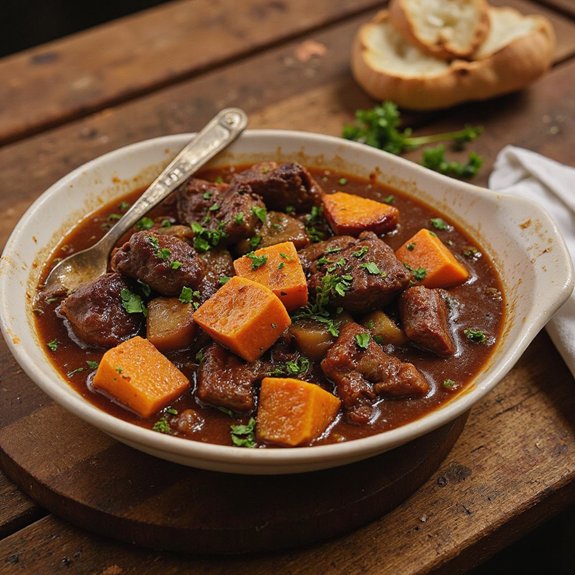 savory sweet potato stew