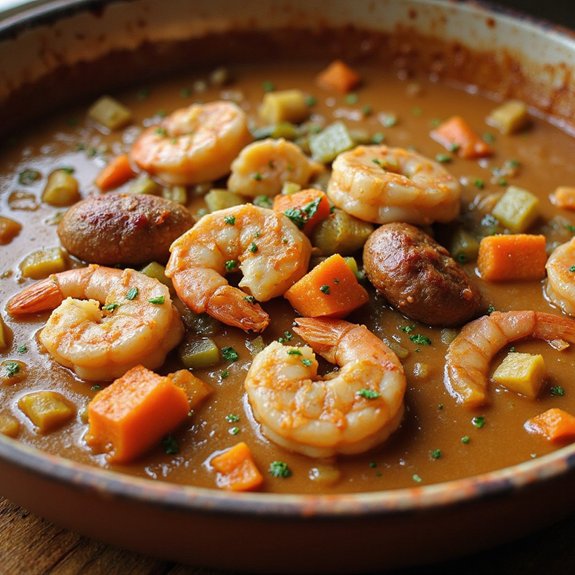 shrimp and sausage gumbo