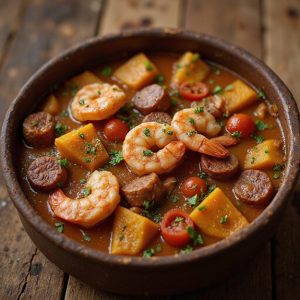 shrimp and sausage gumbo