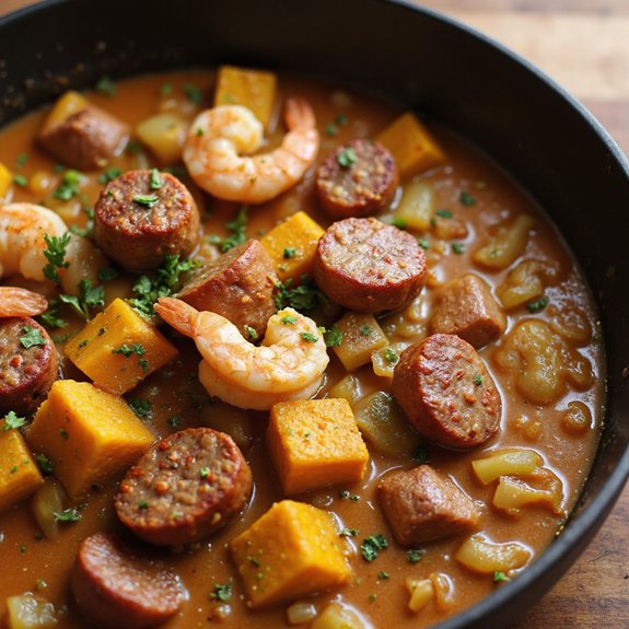 shrimp sausage gumbo recipe