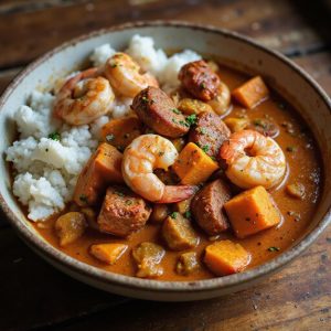 shrimp sausage gumbo recipe