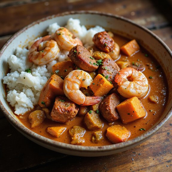 shrimp sausage gumbo recipe