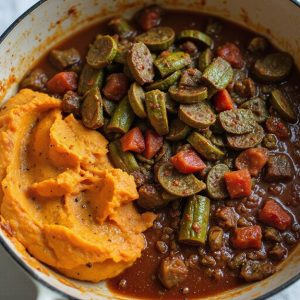 smoky stew with sweet potatoes