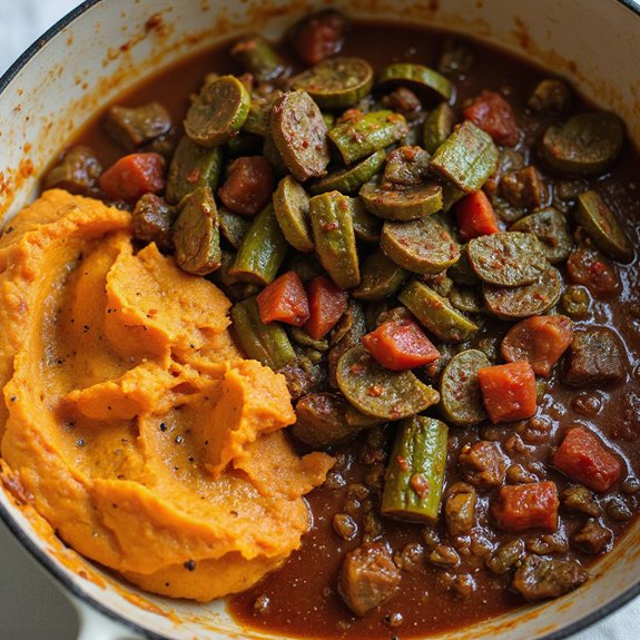 smoky stew with sweet potatoes