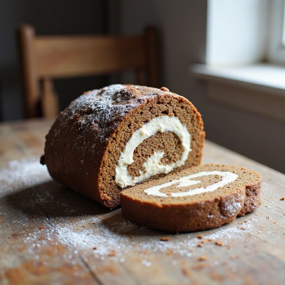 spiced dessert log roll