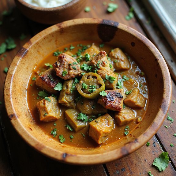 spicy pumpkin pork stew