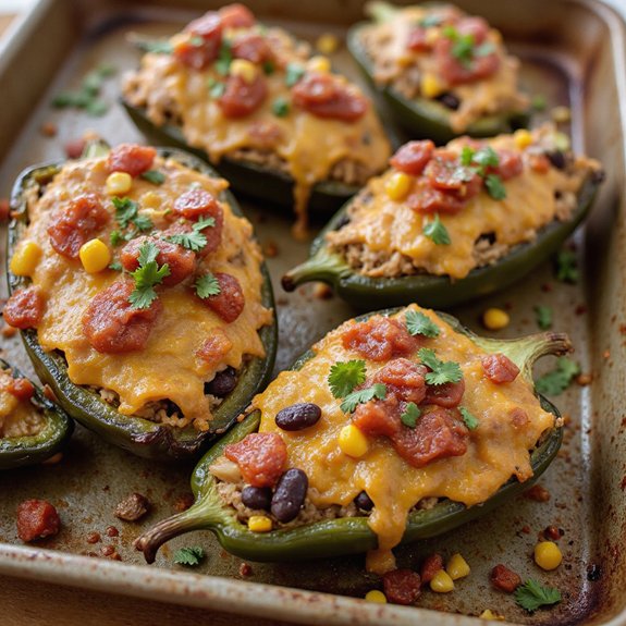 stuffed poblano peppers recipe