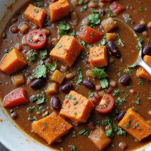 sweet potato bean soup