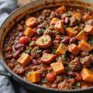 sweet potato cowboy chili
