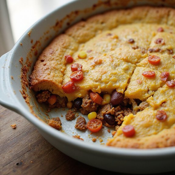 taco cornbread casserole recipe