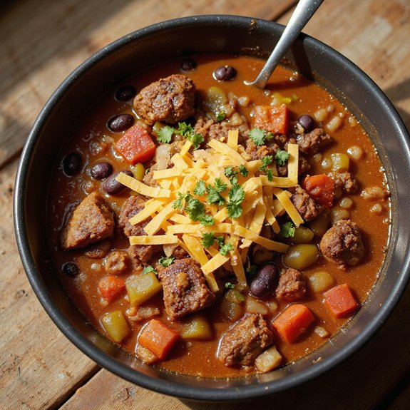 taco flavored stuffed pepper soup