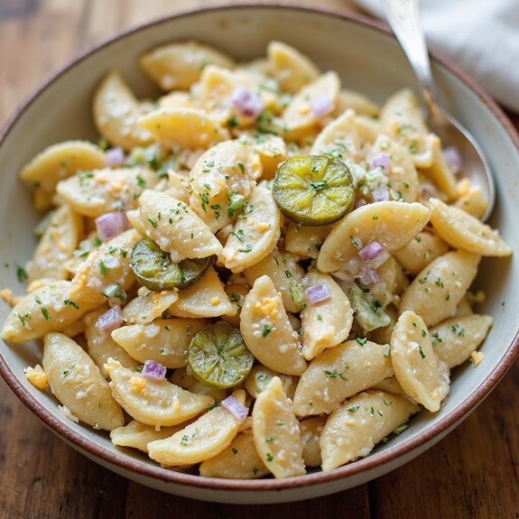 tangy refreshing pasta salad