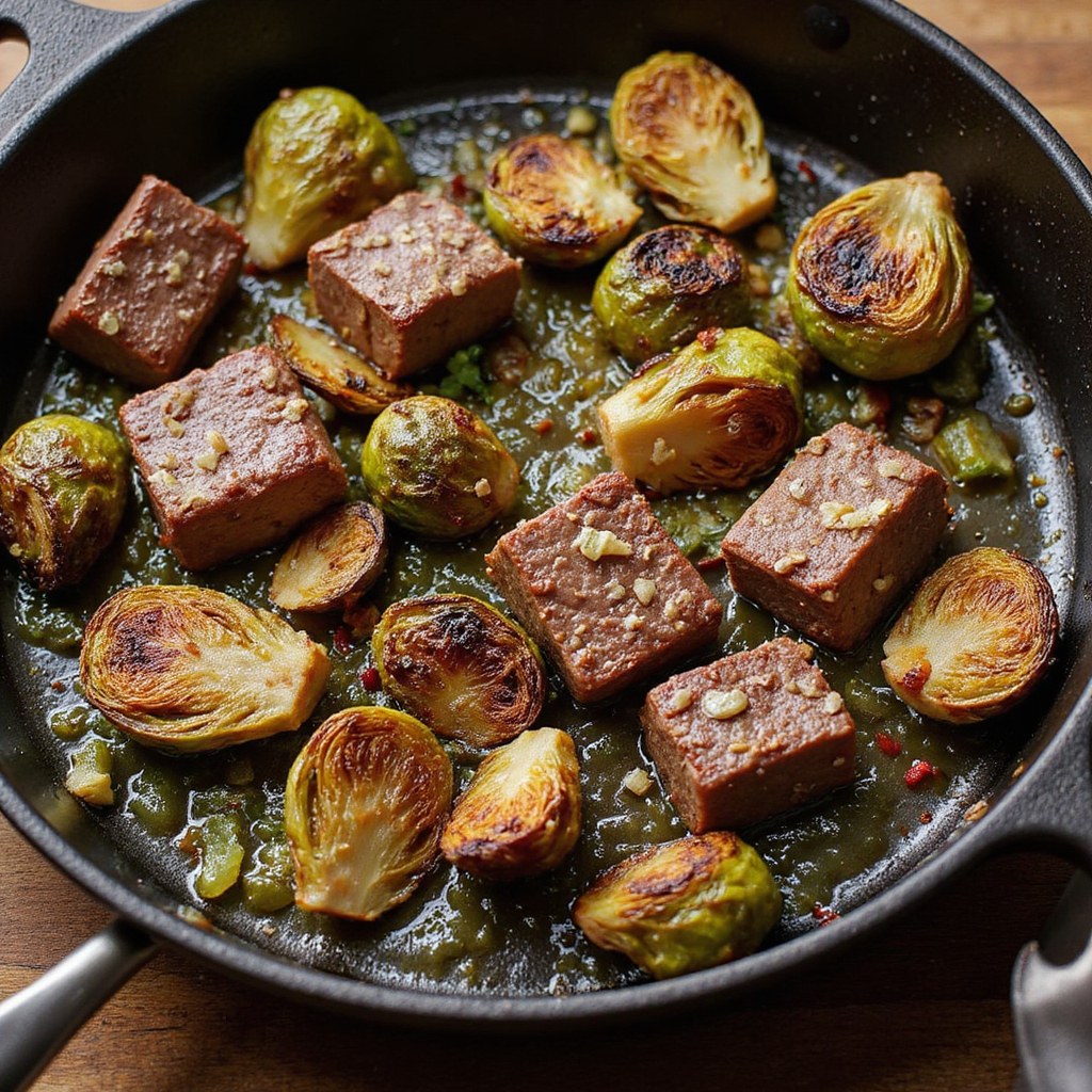 Brussels Sprouts Garlic Butter Steak Bites_rev