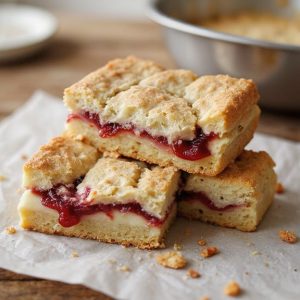Cheesecake Layered Shortbread Cookies