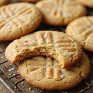 air fried peanut butter cookies