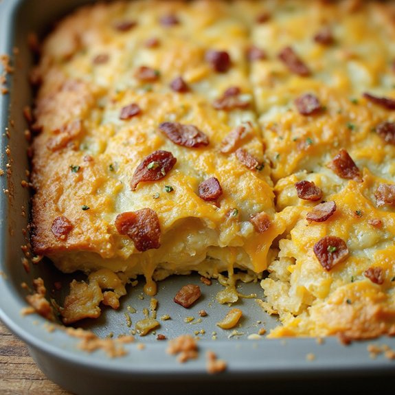baked breakfast hashbrown casserole