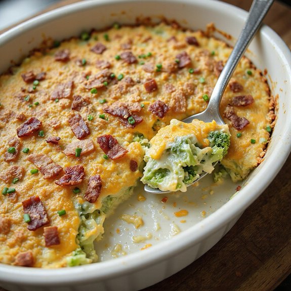 broccoli bacon ranch casserole