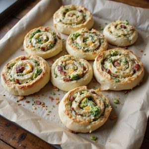 broccoli bacon ranch pinwheels