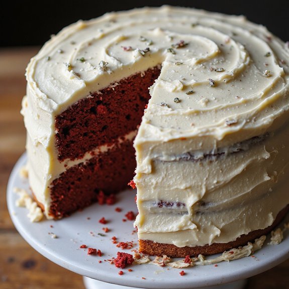brown butter cream cheese redvelvet