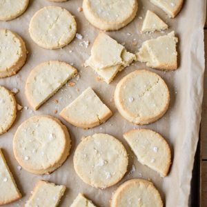 buttery crumbly classic shortbread cookies
