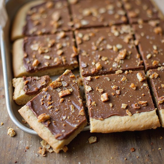 buttery toffee shortbread cookies