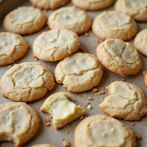 chewy vanilla custard sugar cookies