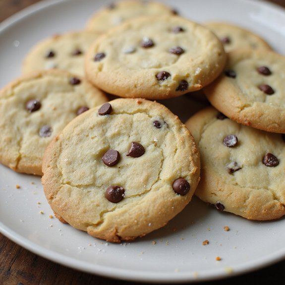 chocolate chip shortbread cookies