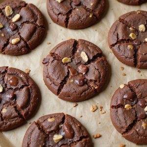 chocolate peanut butter cookies