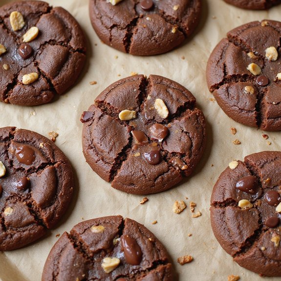chocolate peanut butter cookies