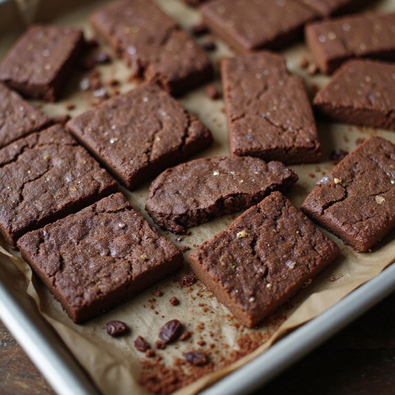 chocolate scottish shortbread cookies