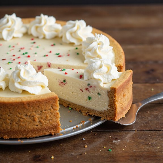 christmas sugar cookie cheesecake delight