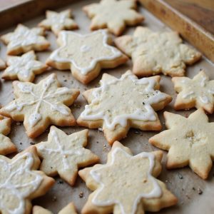 festive homemade holiday sugar cookies