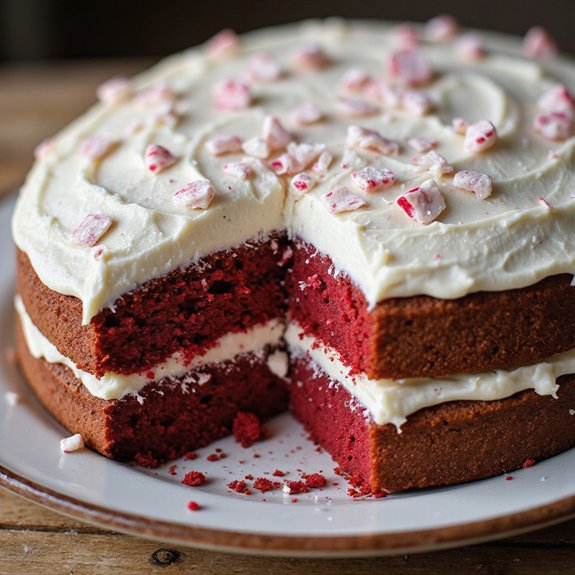 festive red velvet cake