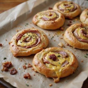ham and swiss pinwheels