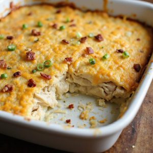 hearty hashbrown chicken casserole