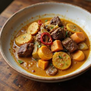 hearty pumpkin curry stew