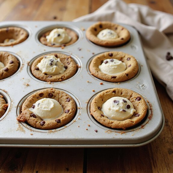 ice cream sandwich cookie cups