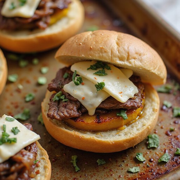 mini butternut squash sliders