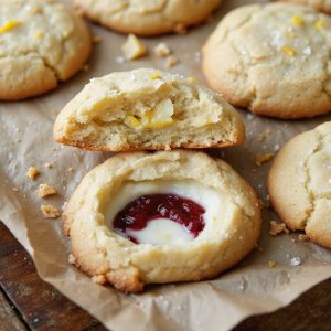 moist cheesecake flavored sugar cookies