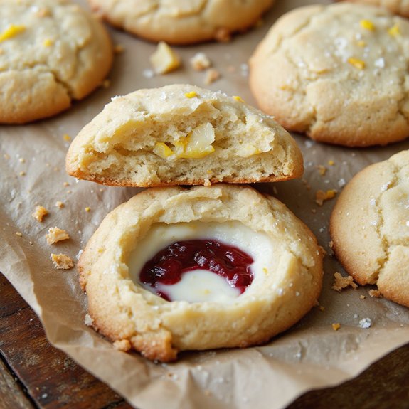 moist cheesecake flavored sugar cookies