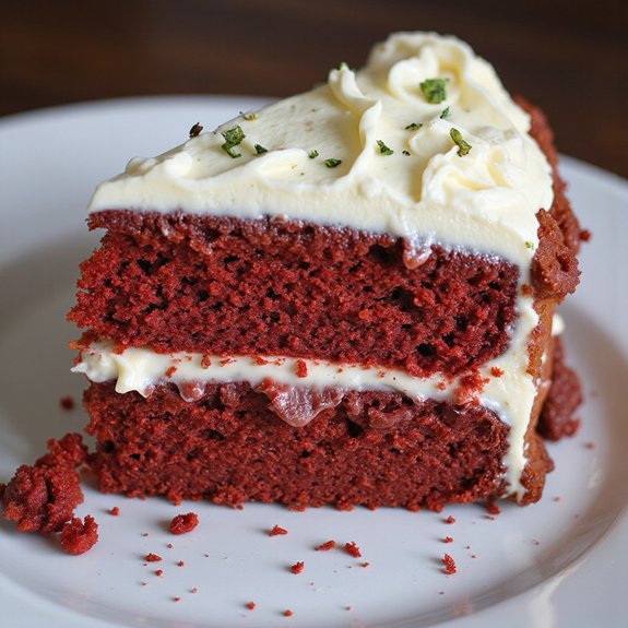 moist pudding filled red velvet