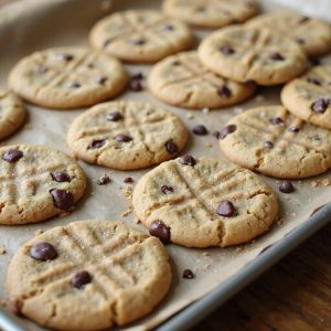 peanut butter chocolate chip cookies