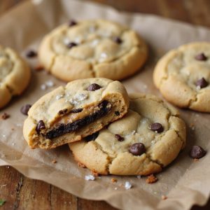 peanut butter oreo stuffed cookies