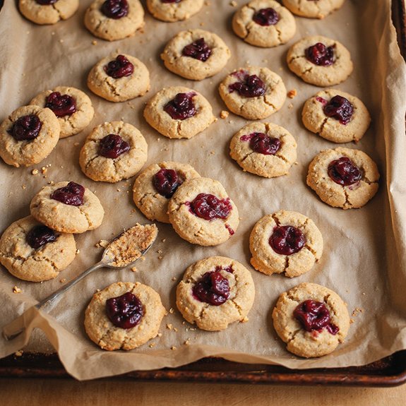 peanut butter thumbprint cookies