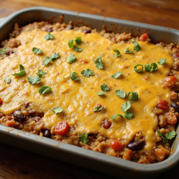 quinoa black bean casserole
